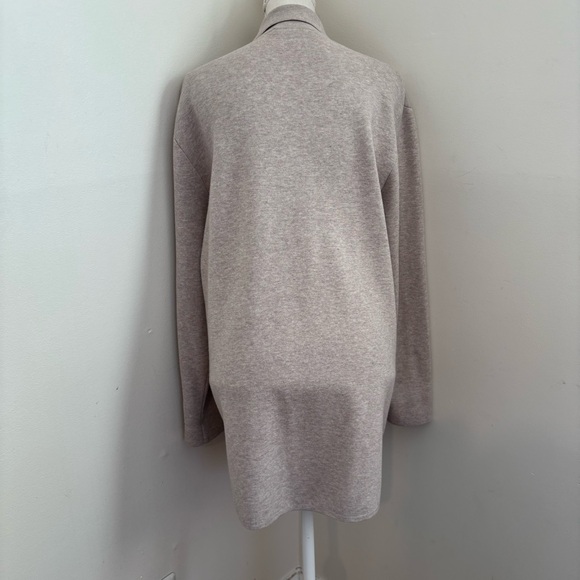 Aritzia Society Shirt Jacket In Heather Oatmeal Size S - Picture 5 of 11